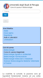 Mobile Screenshot of biotecnologie.unipg.it