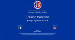 Desktop Screenshot of macchine.unipg.it