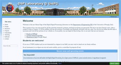Desktop Screenshot of dsplab.diei.unipg.it